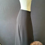 Bisou Bisou NWT bisoi- bisou Michele bohbot black maxi skirt size 6 deadstock Photo 6