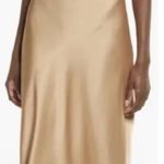 Significant Other Gold Back Dress Size 4 Photo 0