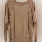 Aerie  Cozy Distressed  Sweatshirt Sz M Photo 0