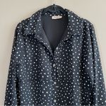 ✨ Full Moon Maternity Polka Dot Black White Dress Large Black Size undefined Photo 1