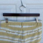 Loft Women’s Shorts The Riviera Yellow White Tapestry Size 6 Photo 7