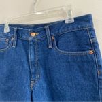 J.Crew  Mid Length High Rise Denim Shorts Size 30 Blue 100% Cotton Rigid Photo 4