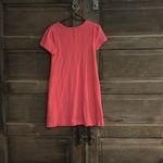 Maeve Anthropologie‎  Dress Size Small Coral Pink Short Sleeve Textured Shift Photo 5
