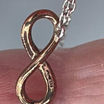 Aurafin sterling silver Y drop “P S I Love U” necklace Photo 4
