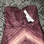 Parker Black Sweetheart Strapless Tiered Silk Gown Photo 7