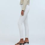 Madewell NWOT Women's High Waist Stovepipe Straight Jeans White 24 Summer Photo 1