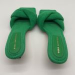 Good American Terry Kickstand Mules in Green Terry Size 8.5 Photo 6