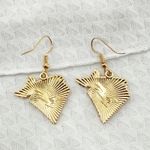 Pink Bandana Earrings, Western Earrings, Cowgirl Earrings, Rodeo Earrings Photo 1