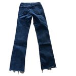 frame denim Frame Jeans Le Crop Mini Boot Cut Womens Size 26 High-Rise Stretch Black Raw Hem Photo 1