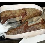 Coach  Signature Logo Print Sneakers size 8.5 Photo 2