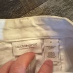 Liz Claiborne NWT  White Cropped Pants / DG90 Photo 3