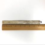 Sterling Silver /gold overlay wide diamond cut bracelet Photo 12