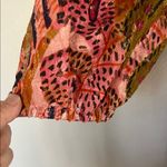 NWOT Kourt Robbie Dress Multi Palm Print M Pink Size M Photo 4