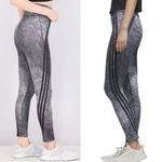 Adidas  AEROREADY  Feel Brilliant 7/8 Length Grey/Black Leggings. NWT Sz M Photo 1