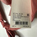 Alex Marie  Solid Cut Out Twist Halter Swim Top Rouge NWT in Medium Photo 2