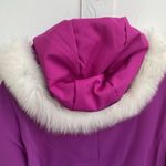 Descente  Women Pink Purple Rhinestone Ski Snowboard Jacket SZ 10 Fur Hood D29631 Photo 10