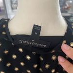 Banana Republic 3/$20  Black and Gold Chiffon A-line Dress Photo 2