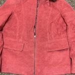 L.L.Bean Salmon color women peacoat with removable fur size MEDIUM EUC Photo 1