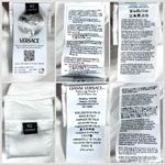 Versace  Barocco Sea Oversize Denim Jacket White 42 IT La Vacanza 2024 Medusa NWT Photo 5