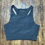 Wilo Base Ribbed Charcoal Longline Sports Bra Photo 0