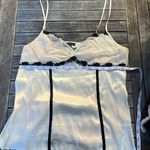 The Limited  Cream and Black Lace Chemise Photo 6