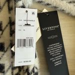 Liverpool Women's Open Front Coatigan Sweater Black/White XL NWT Wantable Photo 6