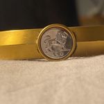 Speidel Leo Cuff Gold Tone Fashion Bracelet Photo 3