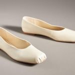 Reformation NWT Mikayla Ballet Flats size 6 ivory cream leather Photo 0