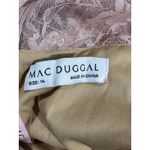 Mac Duggal Pink Floral Embellished Sleeveless Plunge Neck Gown Size 14 NWT 67481 Photo 14