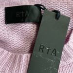 RtA Emma Cashmere Loose Fit Knit Lavender Crewneck Pullover Sweater Size L NWT Purple Size L Photo 3