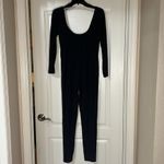 superdown Black Scoopneck Jumpsuit Size Medium Photo 1