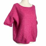 Sézane La Maille Sezane Hot Pink Knit Sweater Top Photo 9