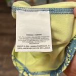 Nike  Pro Half Zip Pullover Womens Medium Yellow‎ Blue Lace Hyperwarm Long Sleeve Photo 7