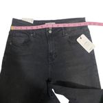 Forever 21 NWT F21 Black Washed High Rise Slim Fit Flare Leg Jeans Stretchy New Photo 4