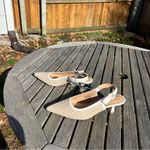 A New Day Nwt Womens Milan Raffia Slingback Heels size 10 crochet whimsy fall Photo 4