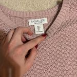 Rachel Zoe Pink Textured Knit Short Sleeve Sweater Photo 2