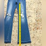PETRA 153 bootcut flare jeans size 5/26 button fly Blue Photo 2