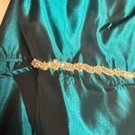 David's Bridal Bluish Green Embellished Mini Top Photo 2