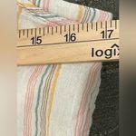 Aerie  Cotton‎ Spaghetti Strap Multi Colored Striped Midi Dress Large Photo 7