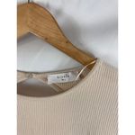 Elodie NWOT  Ribbed Long Sleeve Open Back Top L Photo 4