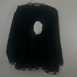 Storybook knits black/white cameo faces tank and cardigan size large Black Photo 4