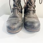 Sorel  Joan of Arctic Wedge Mid Waterproof Leather Boots Size 6 Grill Black Photo 3