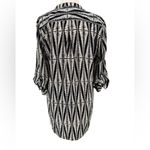 Everyday Ritual Claudine Tunic Maldives Stripe Size Medium Black Photo 3