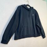 Jordan Nike Air Sports Brooklyn Loose Fit Black Fleece Pullover Hoodie Large VTG Photo 3