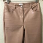 Wilfred  The Melina Pant Soft Terracota Vegan Leather High Rise Straight Size 8 Photo 2