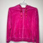 IZOD  Movement Velour Hoody Jacket Pink Photo 9