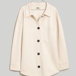 Madewell Mdwll Ponte Oversized Shirt Jacket $110 Photo 1