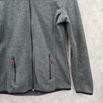 Head  Gray Zipper Fleece Sweater Long Sleeve Cardigan Jacket Medium Photo 3