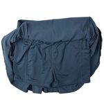 Kyodan Blue Elastic Waist Stretch Pleated Wrao Active Mini Skort Shorts Skirt S Photo 2