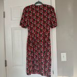 Boden Floral Bodycon Dress Midi Spring Summer Gardenia Pink Size 6 Photo 5